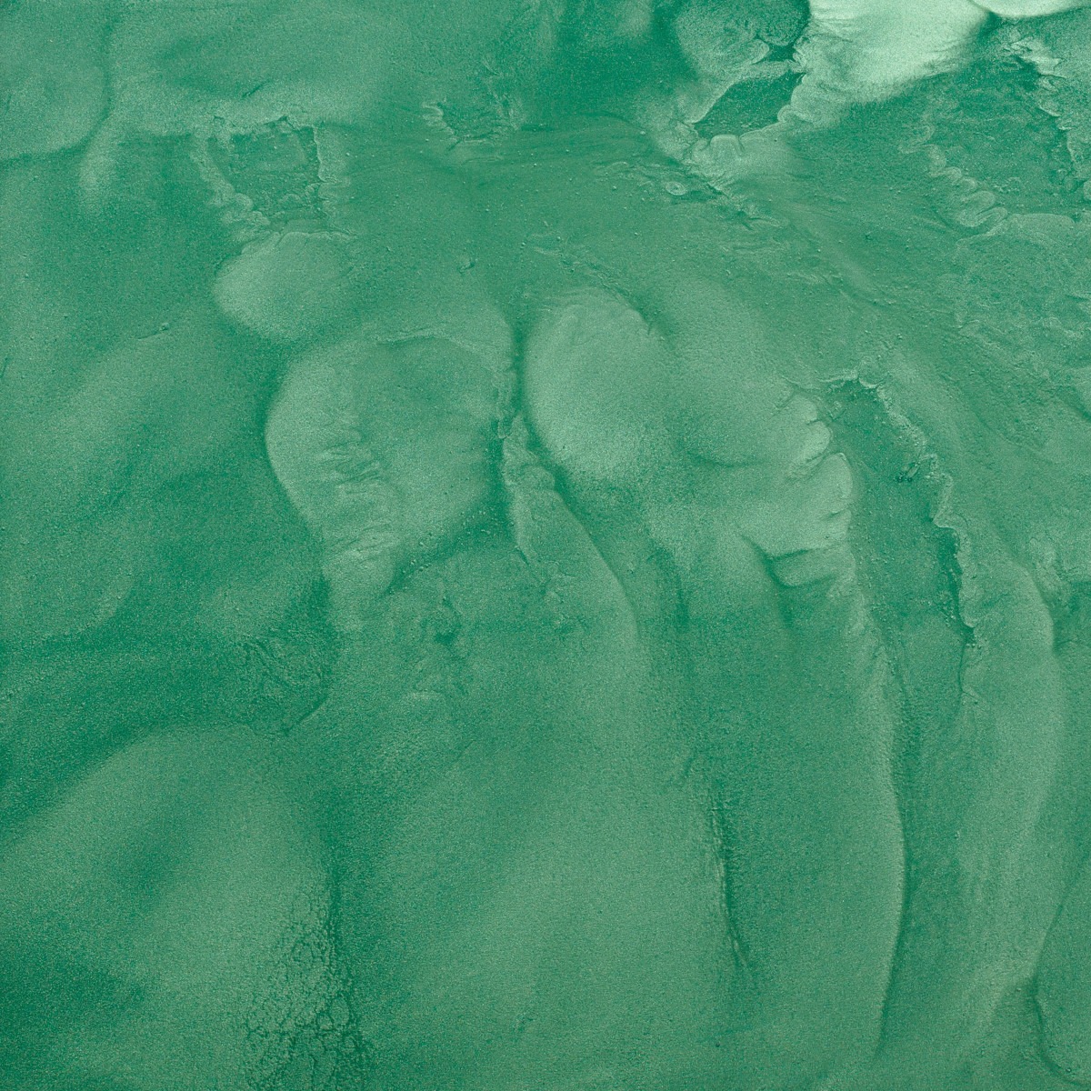 Metalická podlaha — Moose green zelená